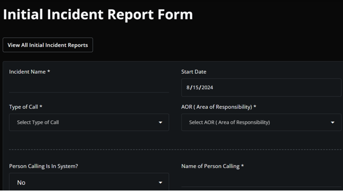 Incident Report Form